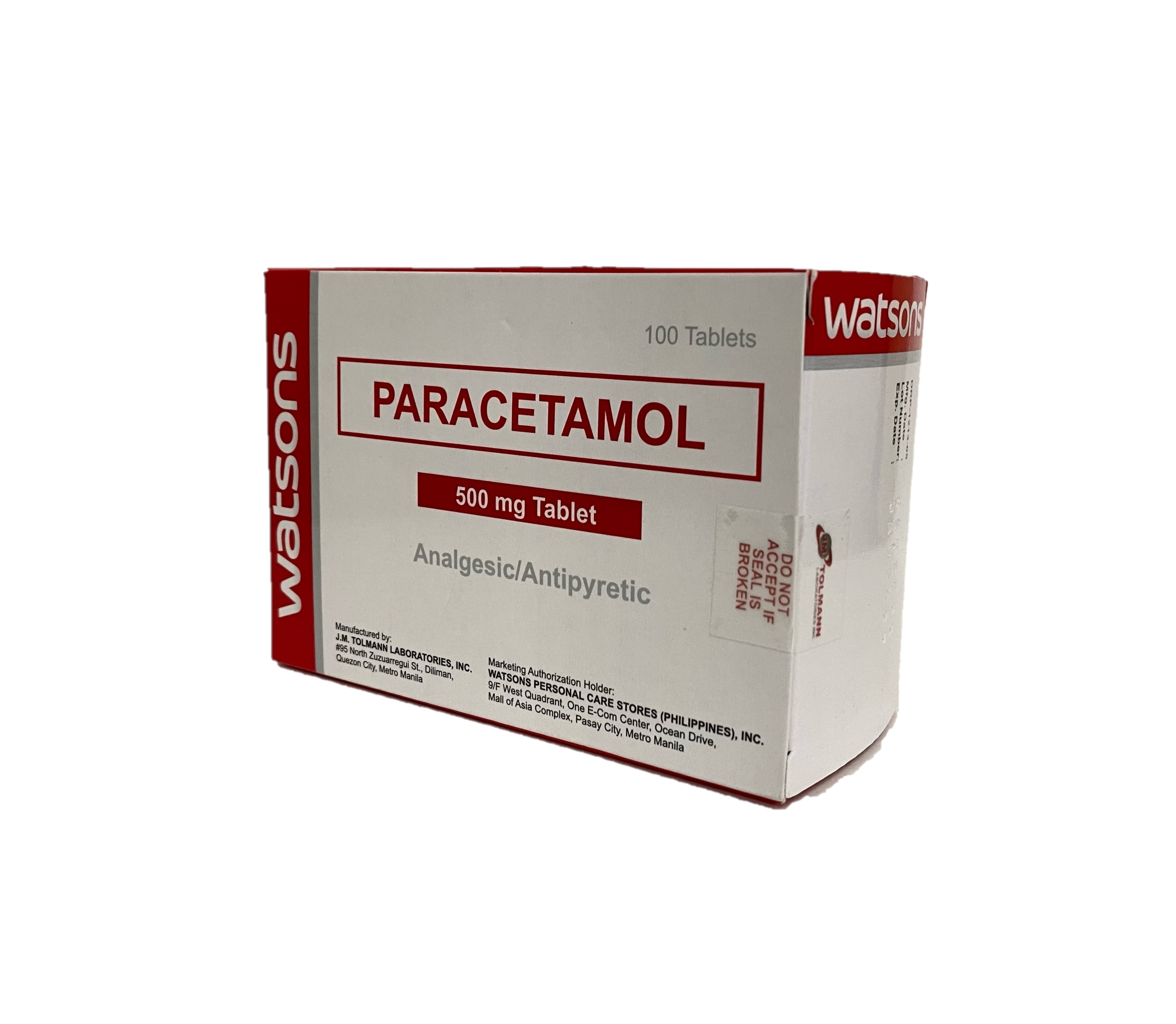 Paracetamol 500 mg 1 Tablet (Sold per Piece)