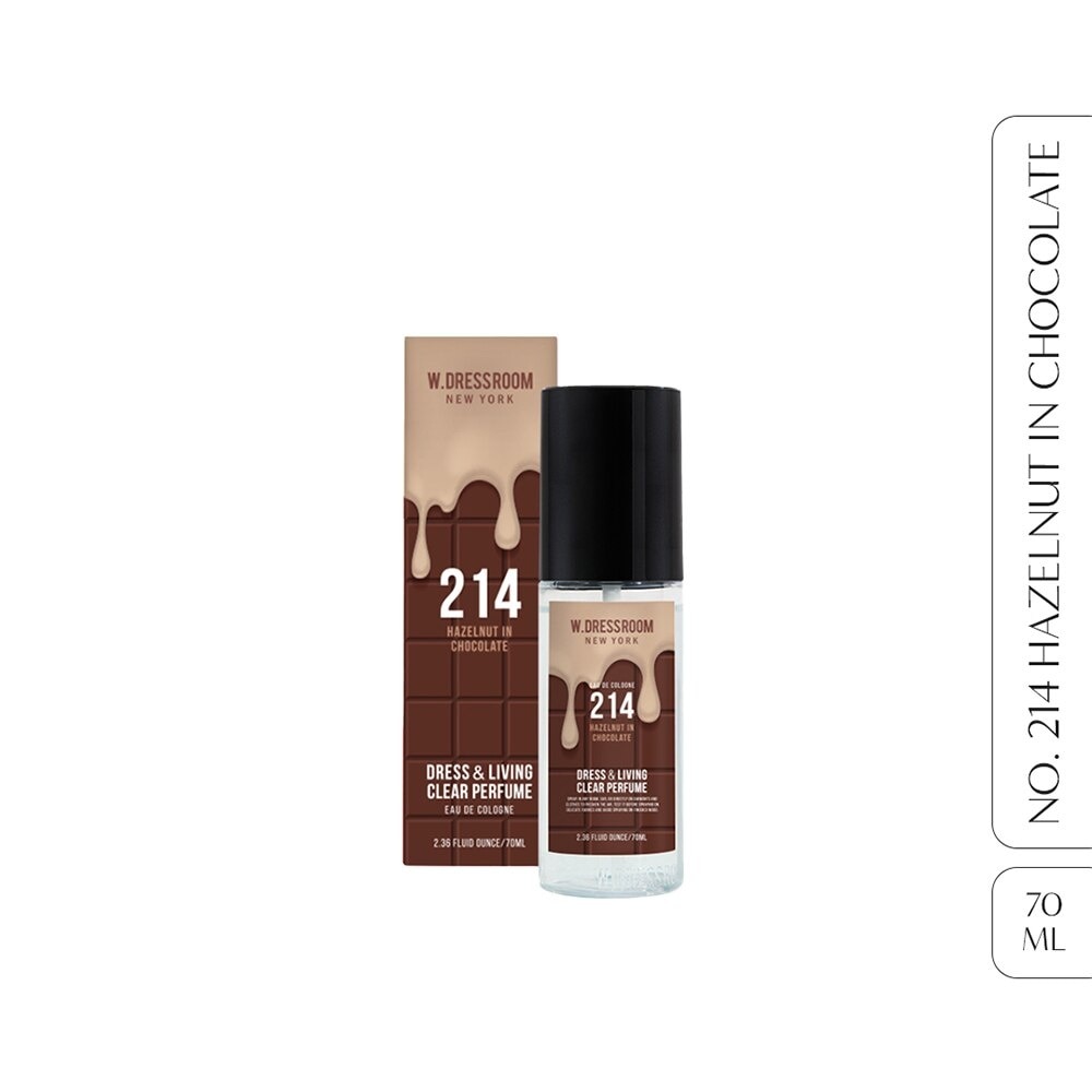 W DRESSROOM Perfume Portable No 214 Hazelnut In Chocolate 70ml