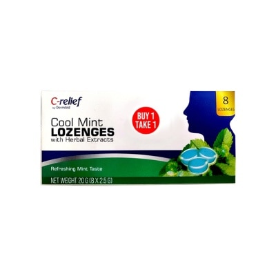 DERMAID Dermaid Crelief Cool Mint Lozenges 8S