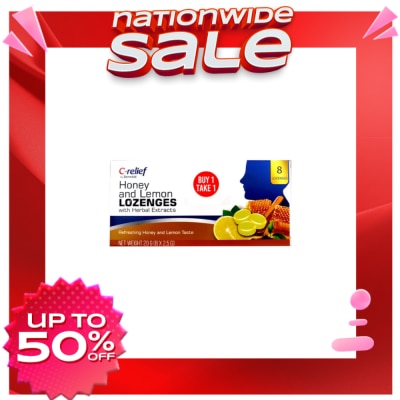 DERMAID Dermaid Cmrelief Honey And Lemon Lozenges 8S  Freshen The Breath And Easily Offer Relief For Pain While Reducing Inflammation.