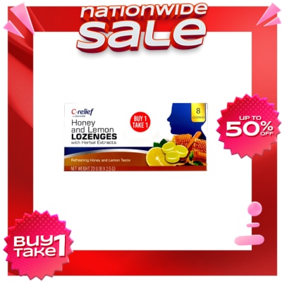 DERMAID Dermaid Cmrelief Honey And Lemon Lozenges 8S  Freshen The Breath And Easily Offer Relief For Pain While Reducing Inflammation.