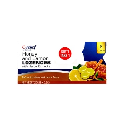 DERMAID Dermaid Cmrelief Honey And Lemon Lozenges 8S  Freshen The Breath And Easily Offer Relief For Pain While Reducing Inflammation.