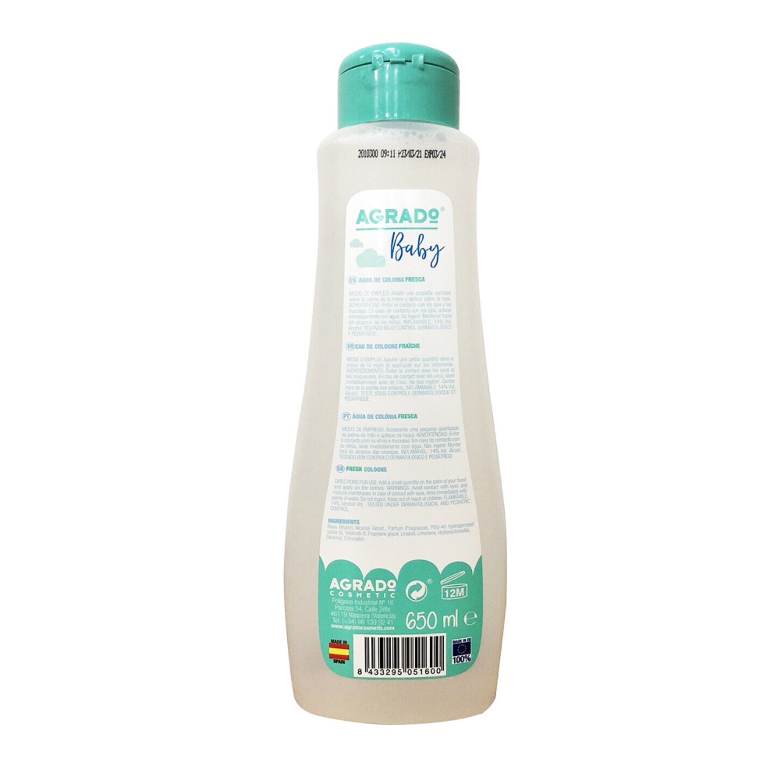 Baby Fresh Eau de Cologne 650ML