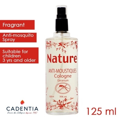 CADENTIA Nature Anti-Mosquito Cologne Geranium 125ML