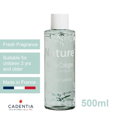 CADENTIA Nature Eau de Cologne Lavender 500ML