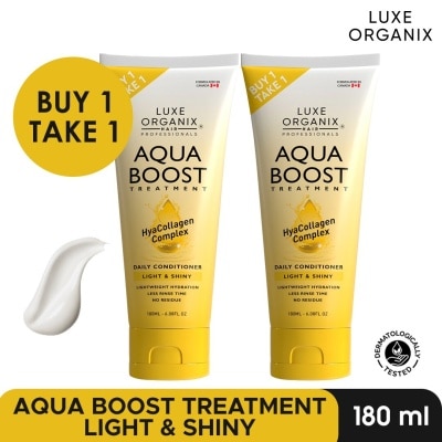 LUXE ORGANIX Aqua Boost Hair Treatment Aqua Light and Shiny 180ml