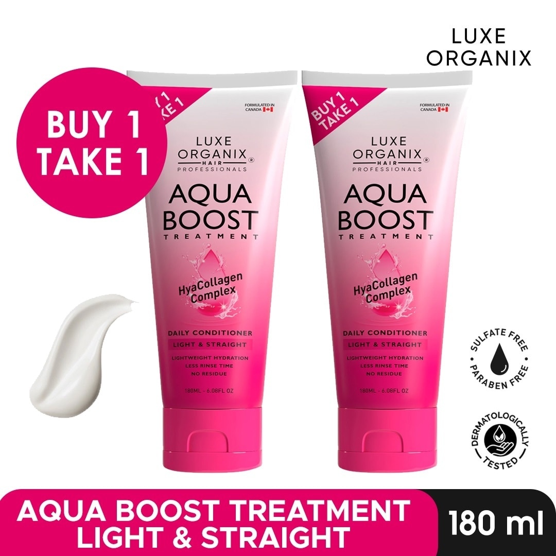 Aqua Boost Hair Treatment Aqua Light and Straight 180ml