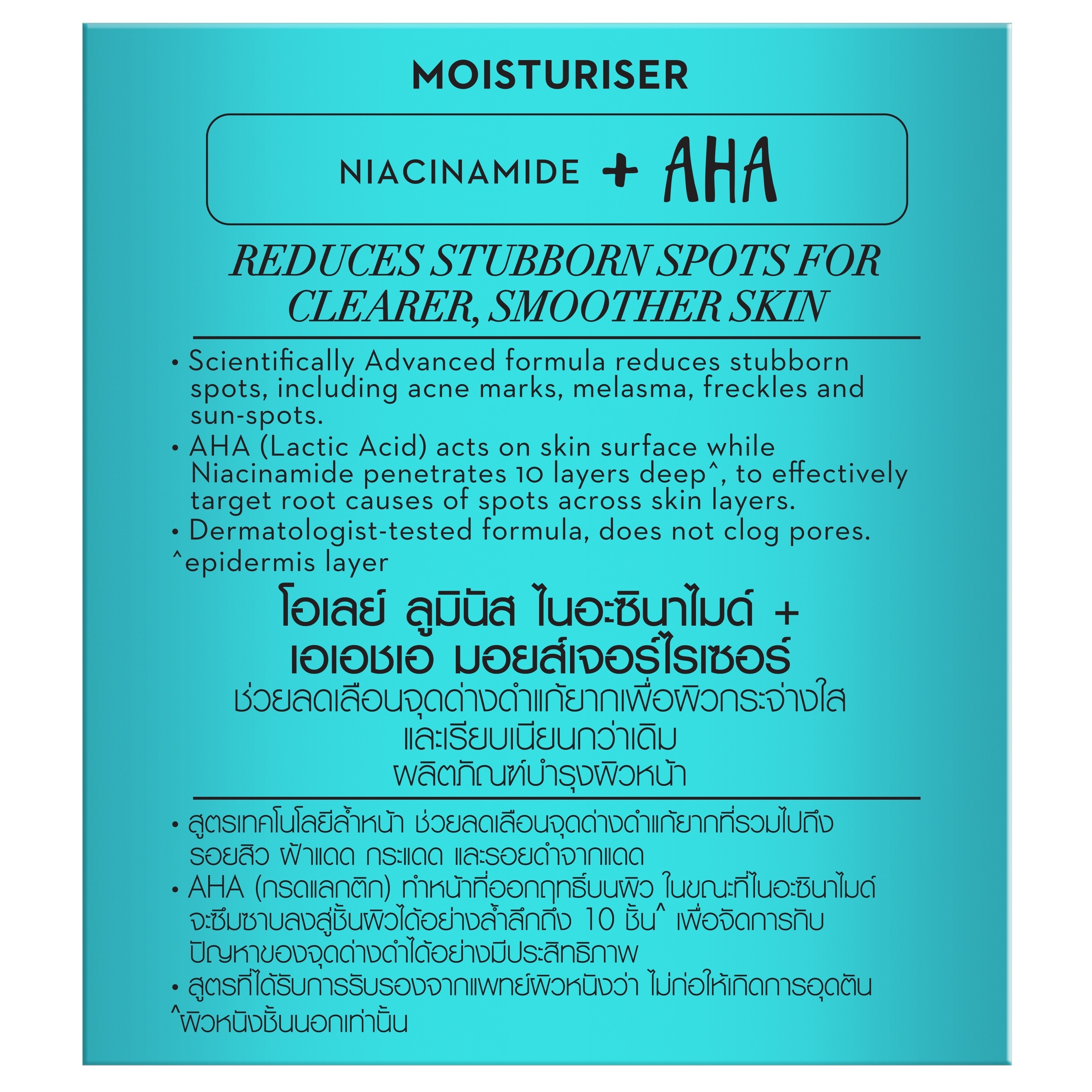 Luminous Niacinamide + AHA Moisturizer 50g