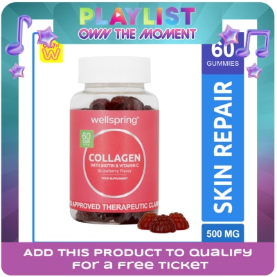 WELLSPRING - WELLSPRING Colla Vitamin C Biotin Gum x 60 Gummies