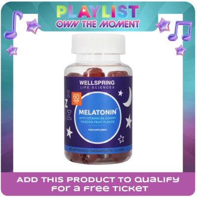 WELLSPRING - Melatonin Vitamin B6 Gum x 60 Gummies