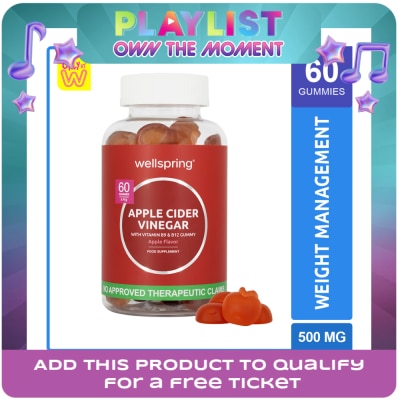 WELLSPRING - WELLSPRING Apple Cider Vinegar Gummies for Detox and Immunity 60 Gummies