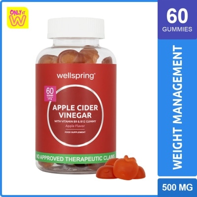 WELLSPRING WELLSPRING Apple Cider Vinegar Gummies for Detox and Immunity 60 Gummies