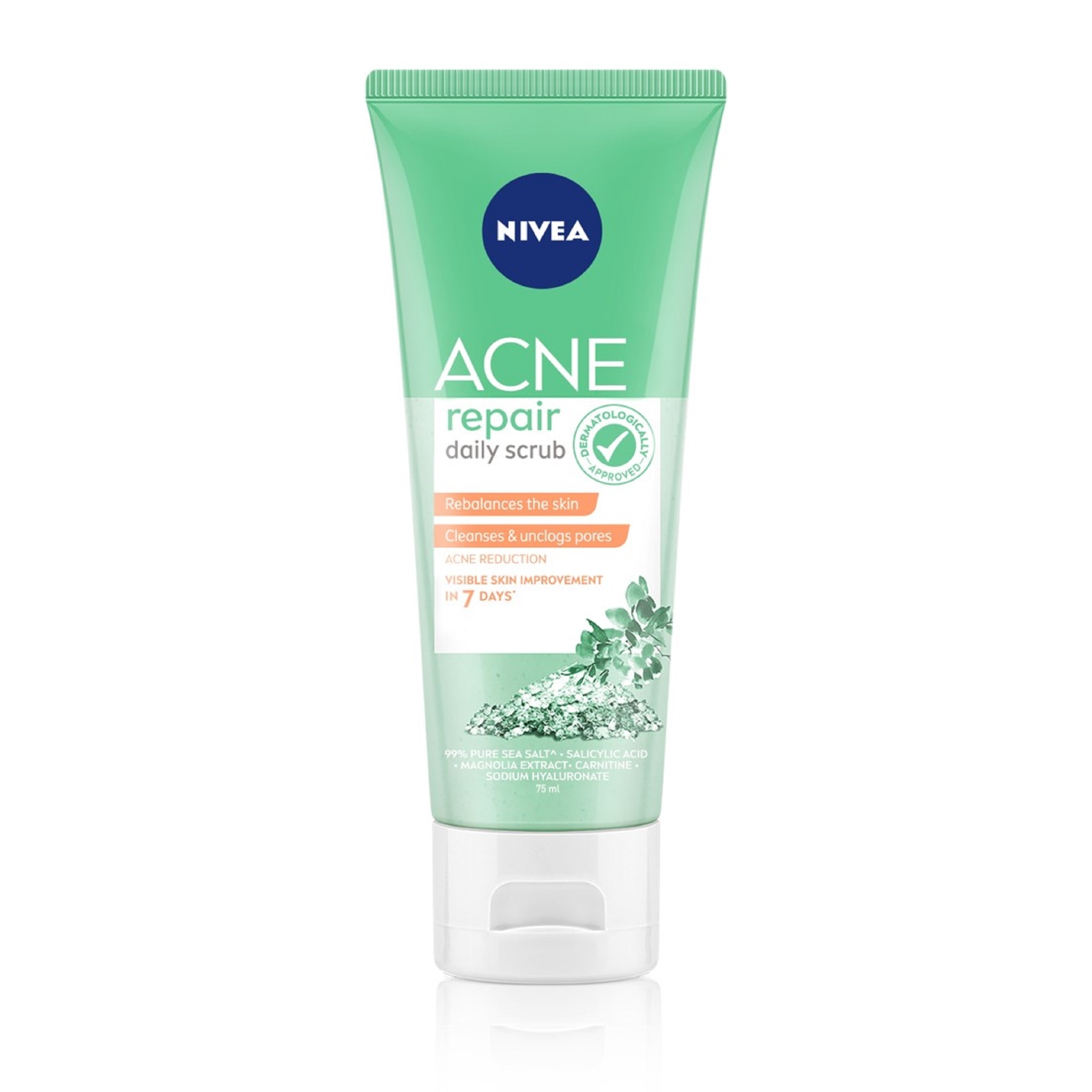 Face Cleanser Acne Repair Daily Scrub: Cleanses & unclogs pores 75g