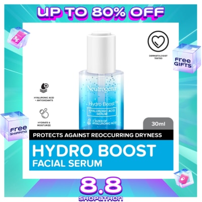 NEUTROGENA Neutrogena Hydro Boost Hyaluronic Acid Serum 30ml - Face Serum w/ HA + Vit B5, for All Skin Types