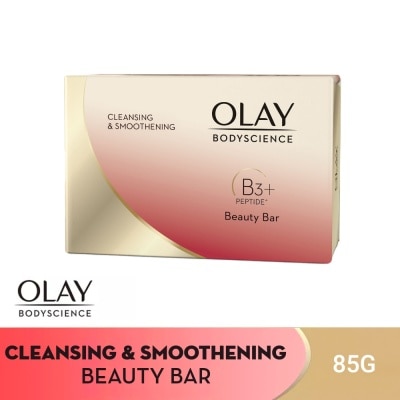 OLAY Bodyscience Cleansing & Smoothening Beauty Bar Soap 85g