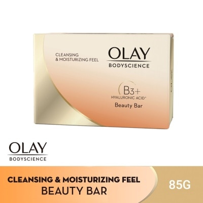 OLAY Bodyscience Cleansing & Moisturizing Feel Beauty Bar Soap 85g