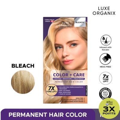 LUXE ORGANIX LUXE ORGANIX Keratin Hair Color + Care Bleach 145ml