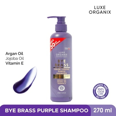 LUXE ORGANIX Luxe Organix Bye Brass Purple Shampoo 270ml