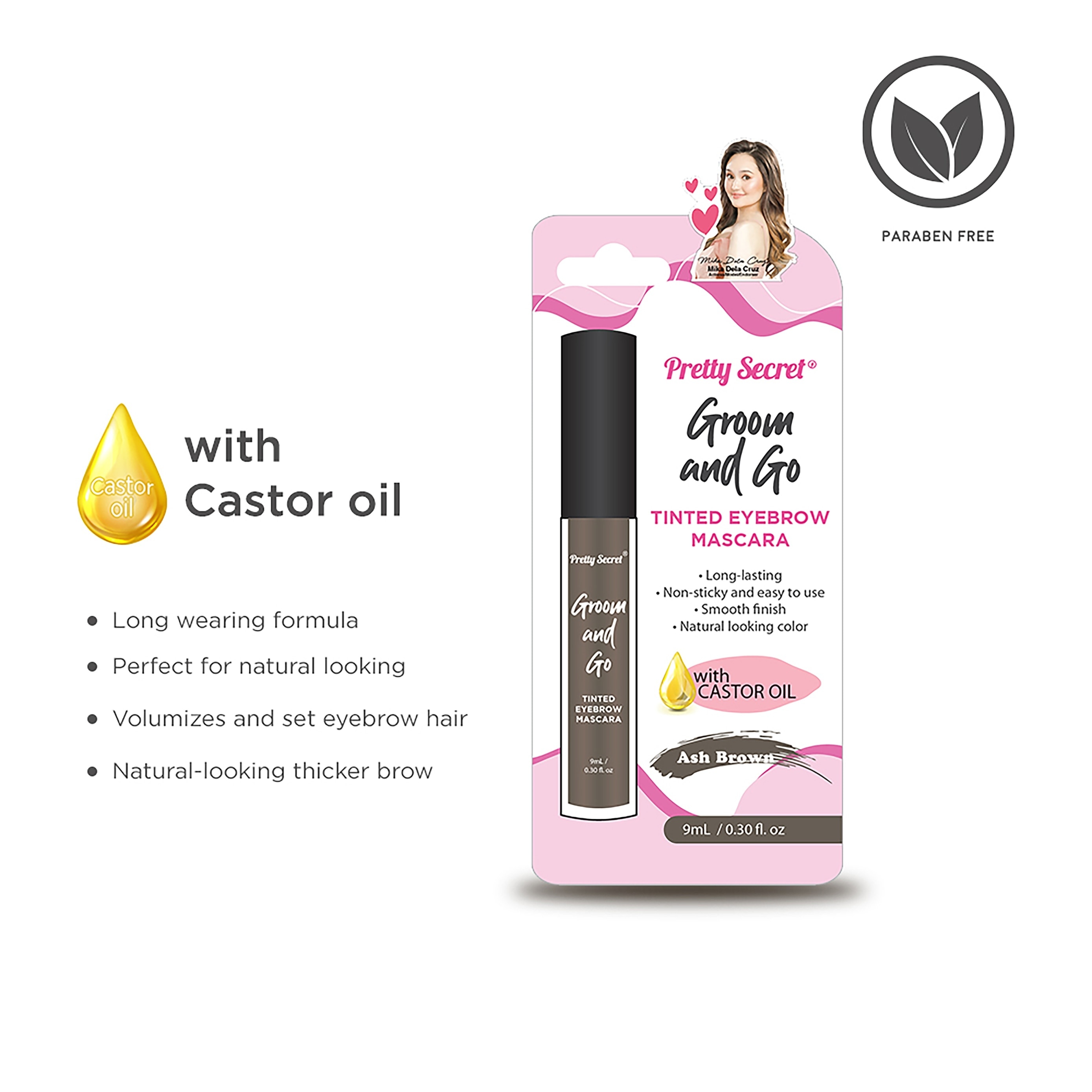 Tinted Eyebrow Mascara 9ML- Ash Brown