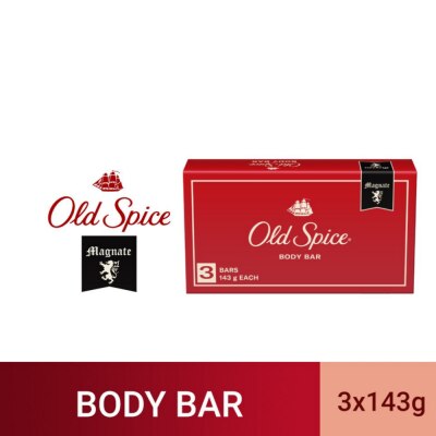 OLD SPICE - OLD SPICE Magnate Body Bar Soap Multipack 143g x 3