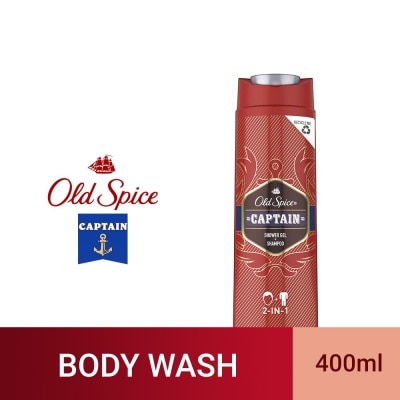 OLD SPICE Captain Shower Gel Bodywash 400ml