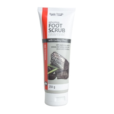 BODY TREATS Refreshing Foot Scrub Charcoal with Cooling Effect 250g