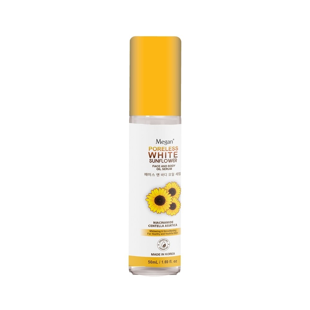 Poreless White Sunflower Face and Body Oil Serum 50ML