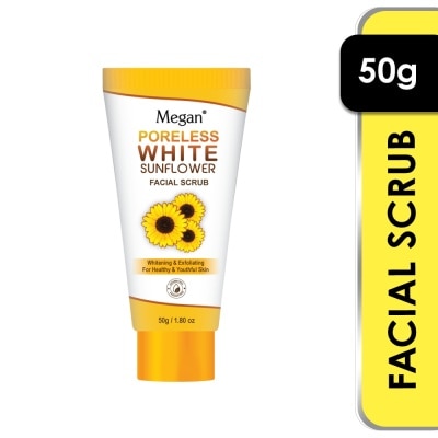 MEGAN Poreless White Sunflower Facial Scrub 50G