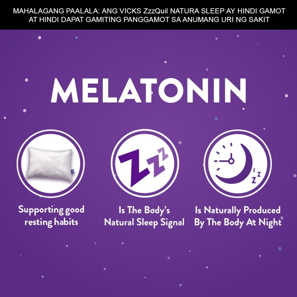 ZzzQuil Natura Sleep Melatonin 48 Gummies