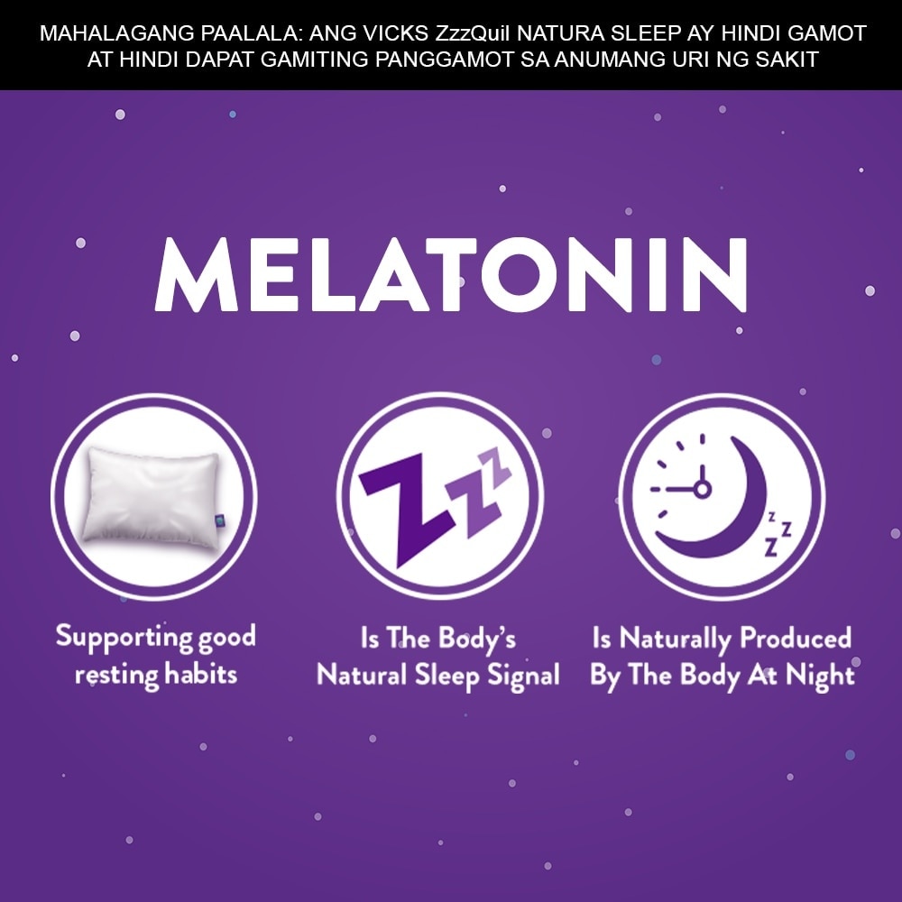 ZzzQuil Natura Sleep Melatonin 24 Gummies