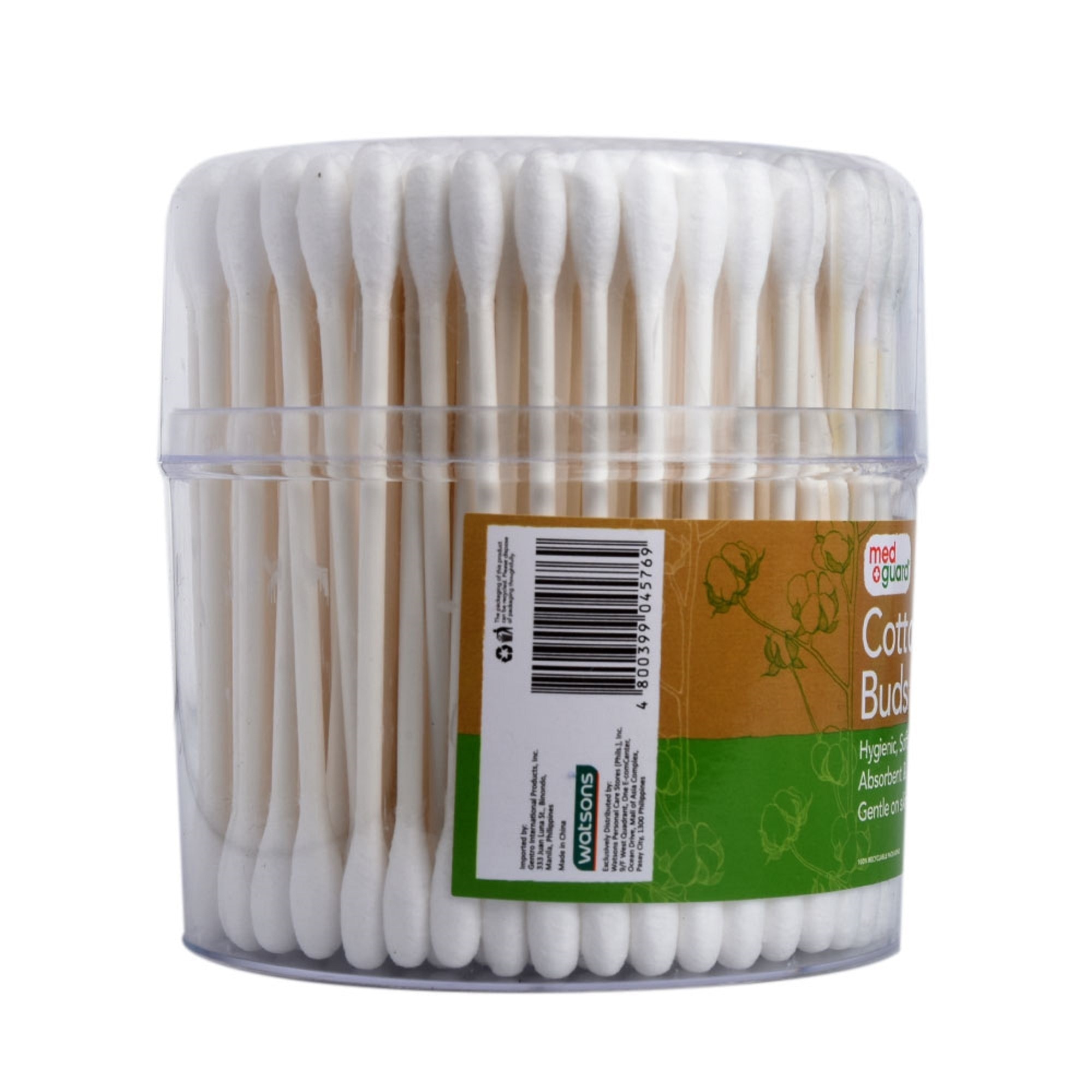 Paper Stems Cotton Buds Canister 400s