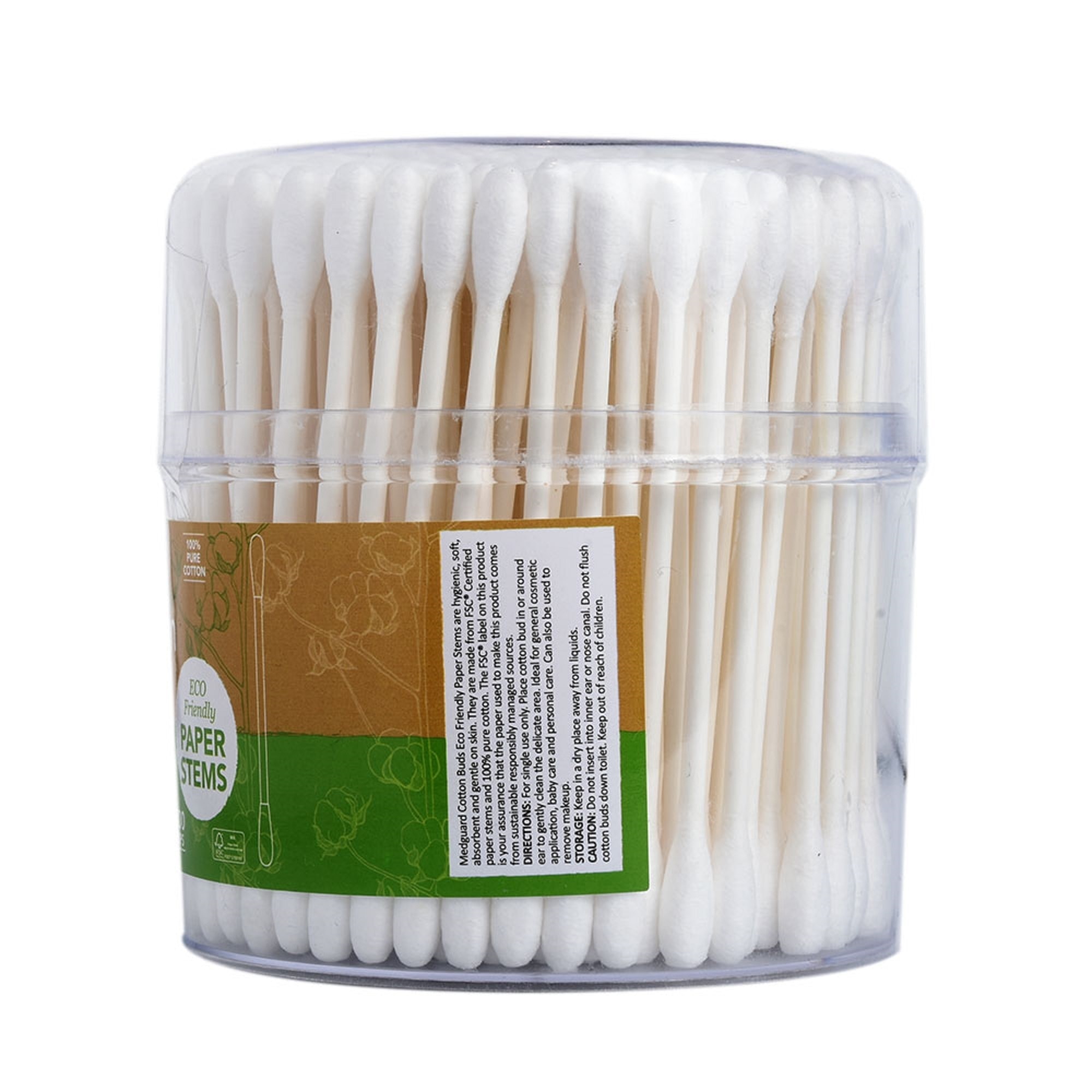 Paper Stems Cotton Buds Canister 400s