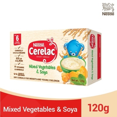 CERELAC Mixed Vegetables and Soya 120g