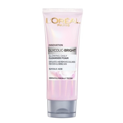 LOREAL Glycolic Bright Glowing Daily Cleanser Foam 100ml