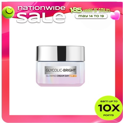 LOREAL - Glycolic Bright Glowing Day Cream SPF 17 15ml