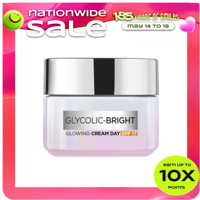LOREAL - Glycolic Bright Glowing Day Cream SPF 17 50ml
