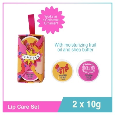 BATH AND BLISS BATH AND BLISS Peach and Vanilla Lip Balm 10g and Lip Scrub 10g