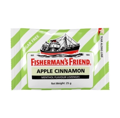 FISHERMANS FRIEND Apple Cinnamon Menthol Flavour Lozenges 25g