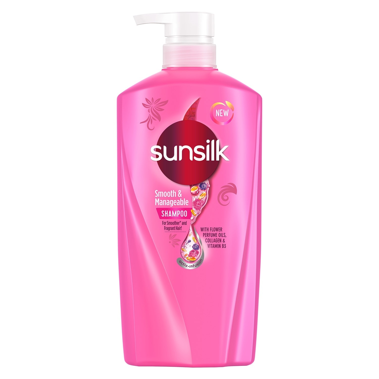 Shampoo Pink Smooth & Manageable 1L