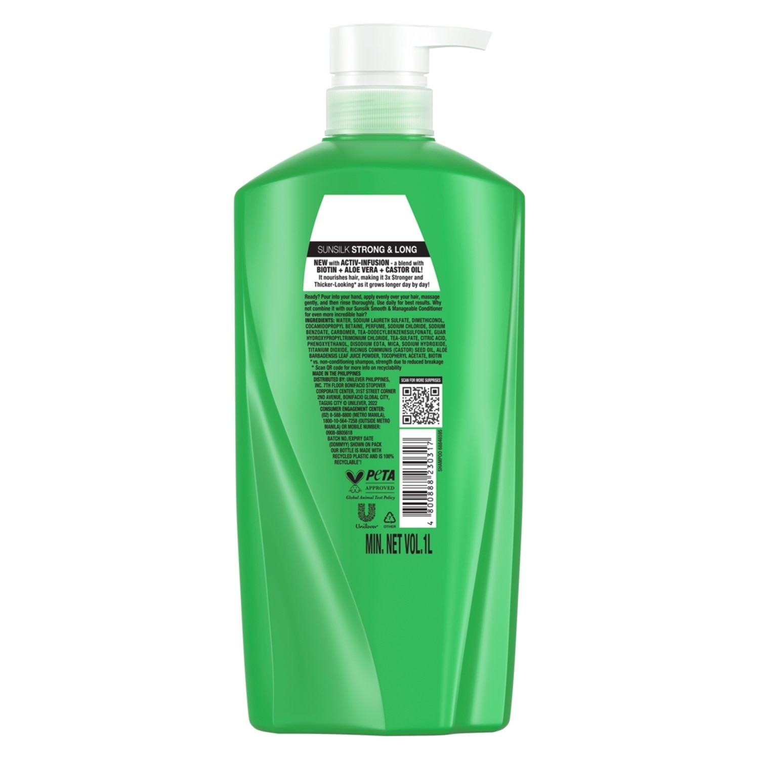 Shampoo Green Strong & Long 1L