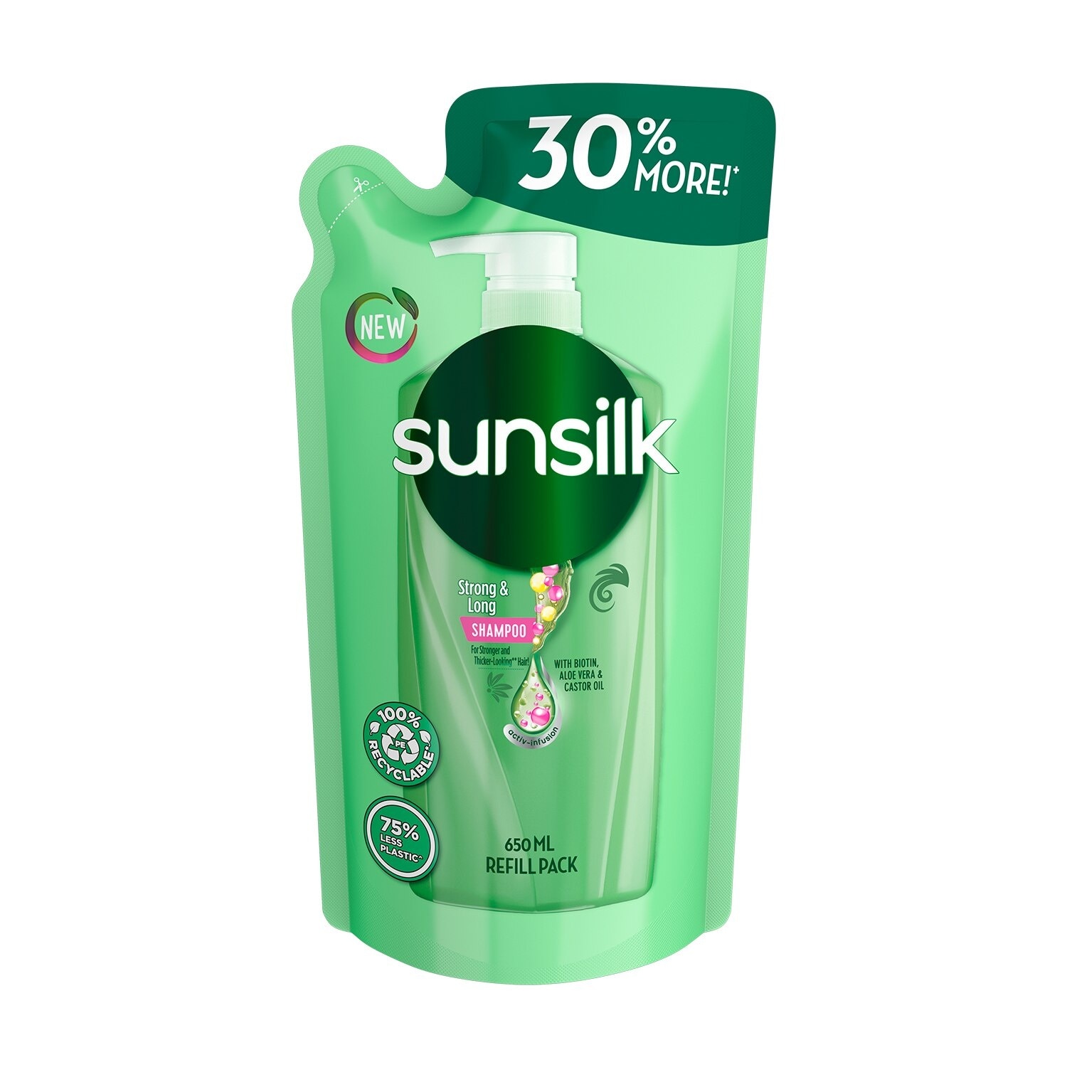 Shampoo Green Strong & Long 650 mL DOY