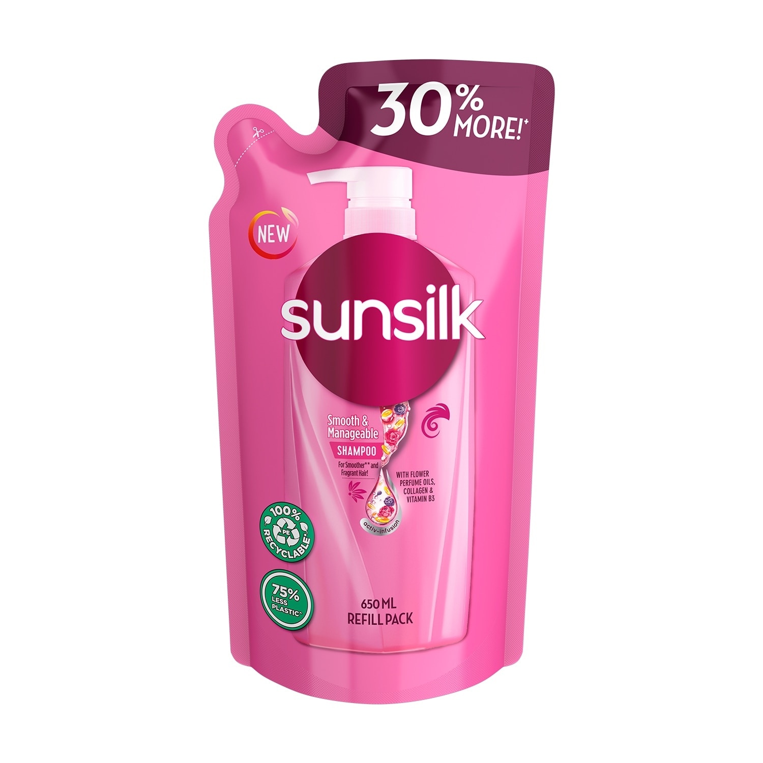 Shampoo Pink Smooth & Manageable 650 mL DOY