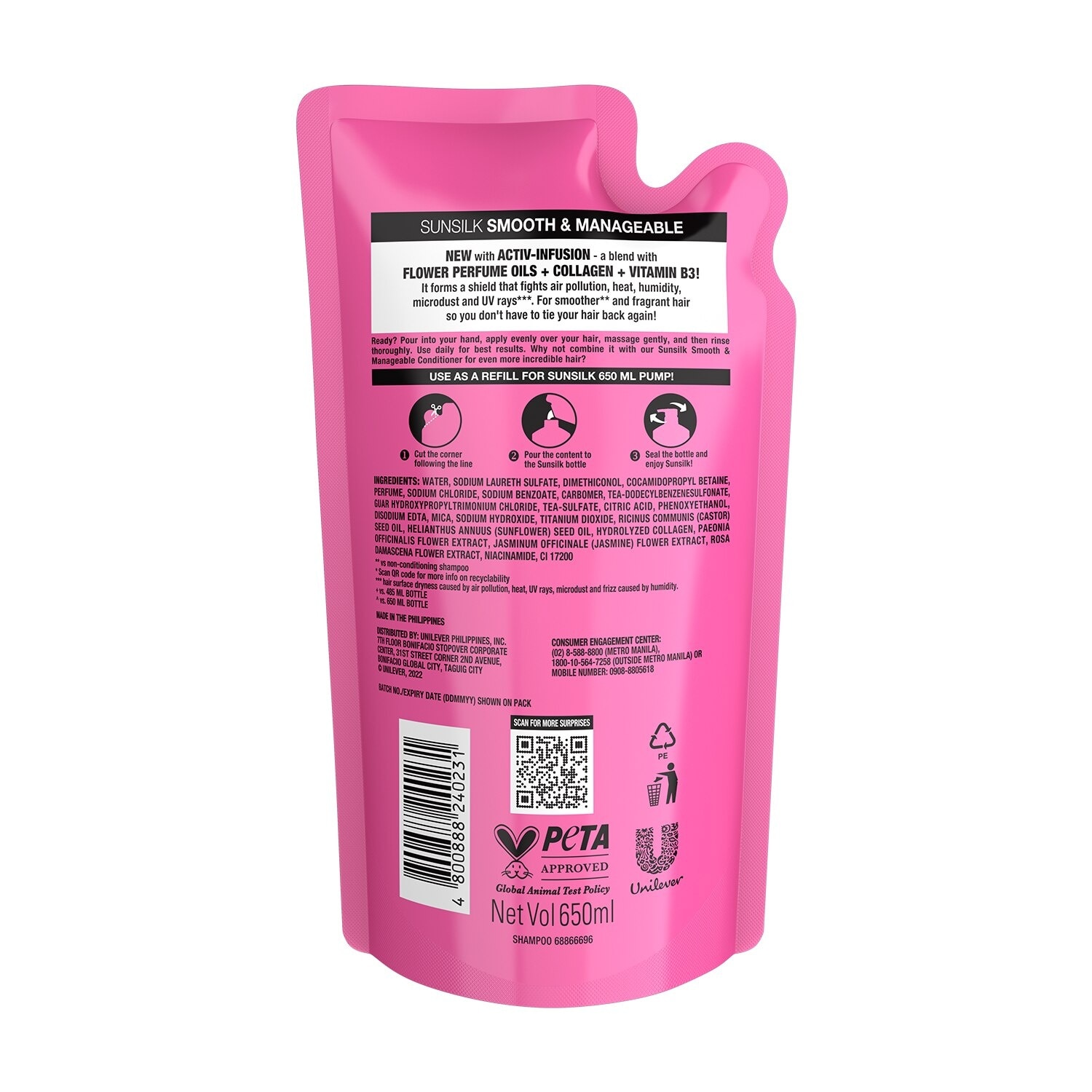 Shampoo Pink Smooth & Manageable 650 mL DOY