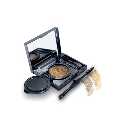 READY SET GLOW Badass Brow Cushion - Brownie (light brown + darkk brown) 8g