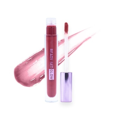 READY SET GLOW LIP Badass Lip Stain - Sugar Lips 4ml (medium pink; my lips but better)