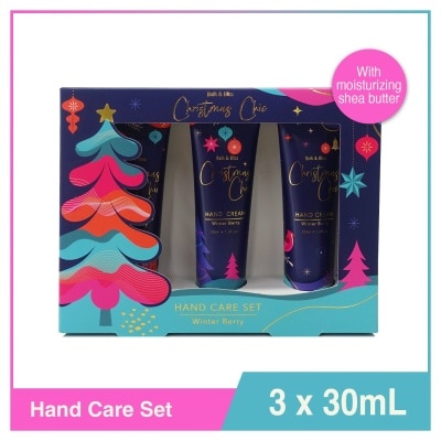 BATH AND BLISS BATH AND BLISS Christmas Chic Winter Berry Hand Cream 30mlx3