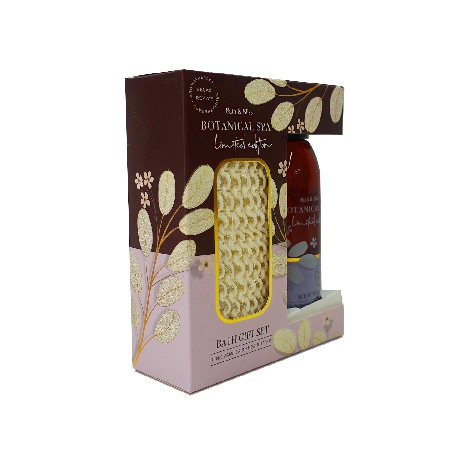 BATH AND BLISS Botanical Spa Body Wash 120ml Plus Sisal Sponge