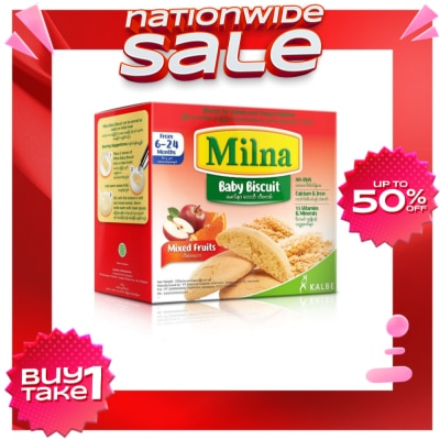 MILNA Baby Biscuit Mixed Fruit 130g