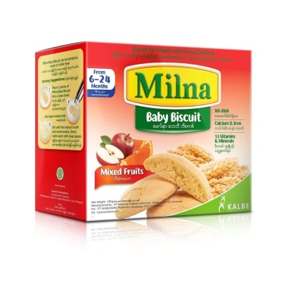 MILNA Baby Biscuit Mixed Fruit 130g