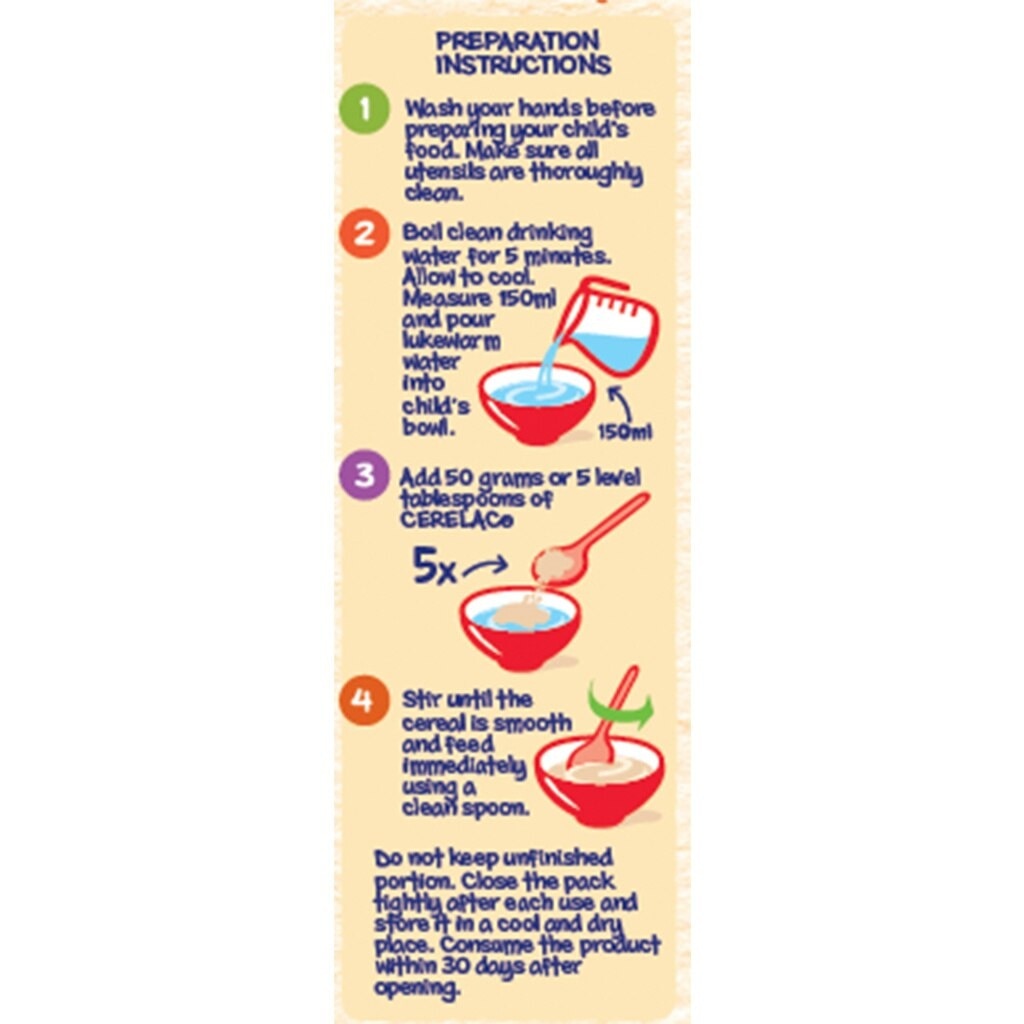 Mixed Fruits & Soya Infant Cereal 120g